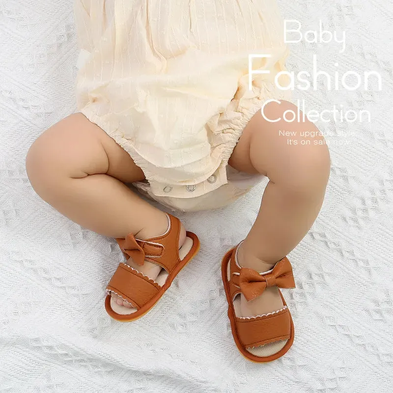 Baby Girl Summer Baby Girl Shoes Toddler Flats Sandals Soft Rubber Sole Anti-Slip Shoes - BGSD50785