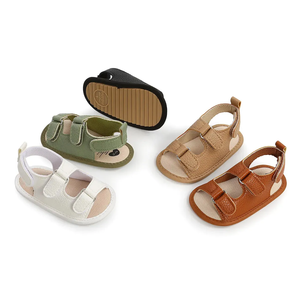 Baby Girl Summer Baby Girl Shoes Toddler Flats Sandals Soft Rubber Sole Anti-Slip Shoes - BGSD50785