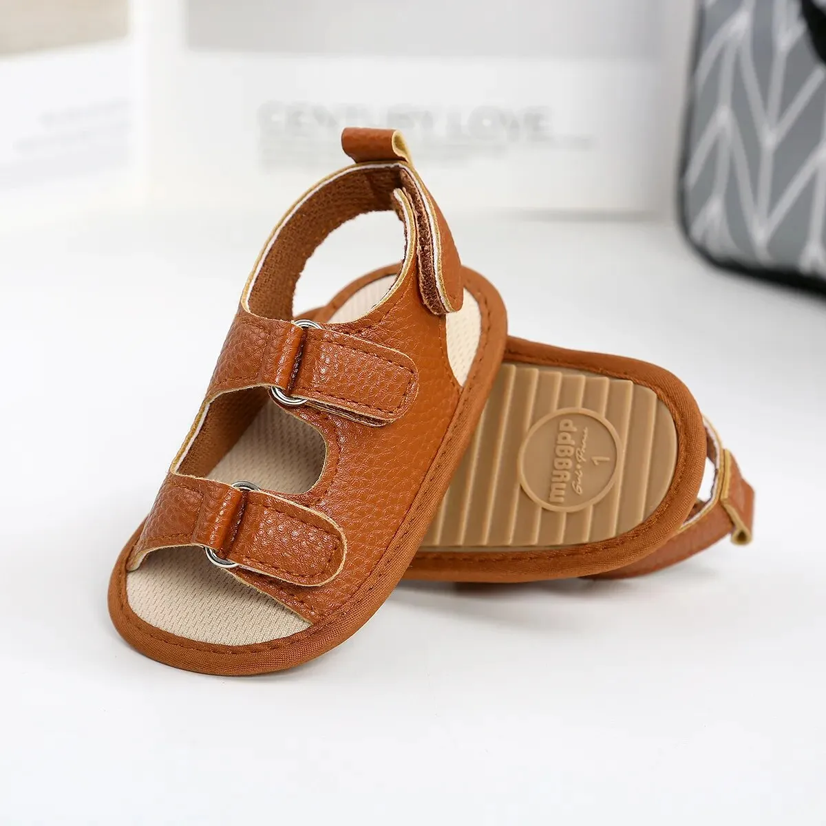 Baby Girl Summer Baby Girl Shoes Toddler Flats Sandals Soft Rubber Sole Anti-Slip Shoes - BGSD50785