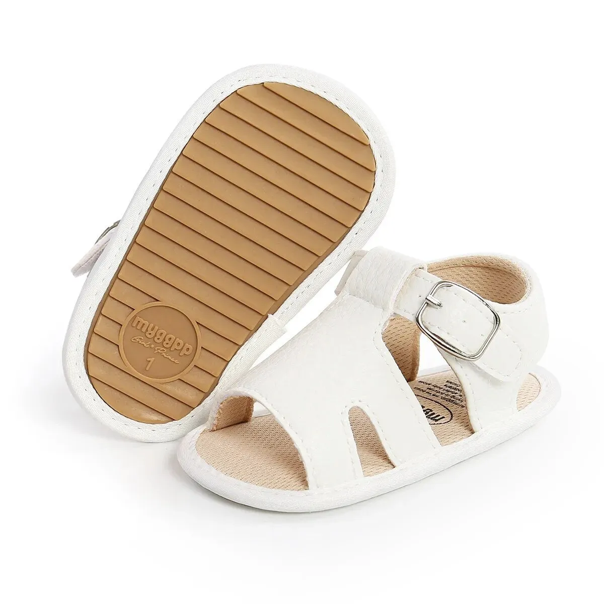 Baby Girl Summer Baby Girl Shoes Toddler Flats Sandals Soft Rubber Sole Anti-Slip Shoes - BGSD50785