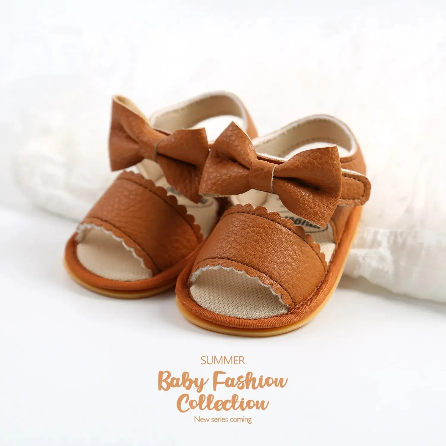 Baby Girl Summer Baby Girl Shoes Toddler Flats Sandals Soft Rubber Sole Anti-Slip Shoes - BGSD50785