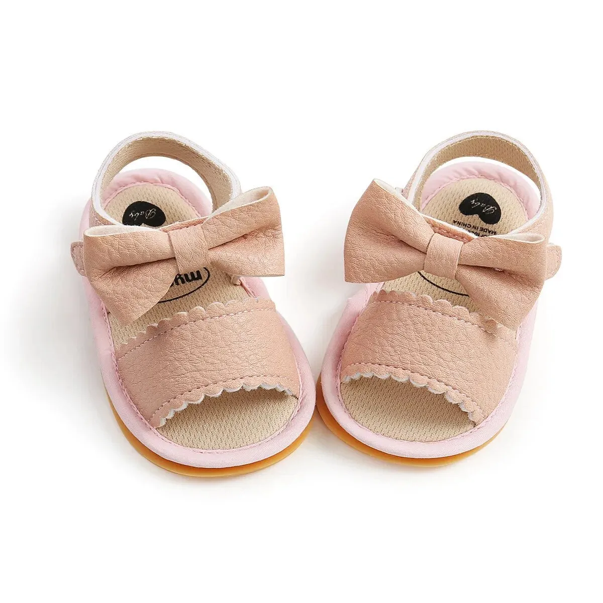 Baby Girl Summer Baby Girl Shoes Toddler Flats Sandals Soft Rubber Sole Anti-Slip Shoes - BGSD50785
