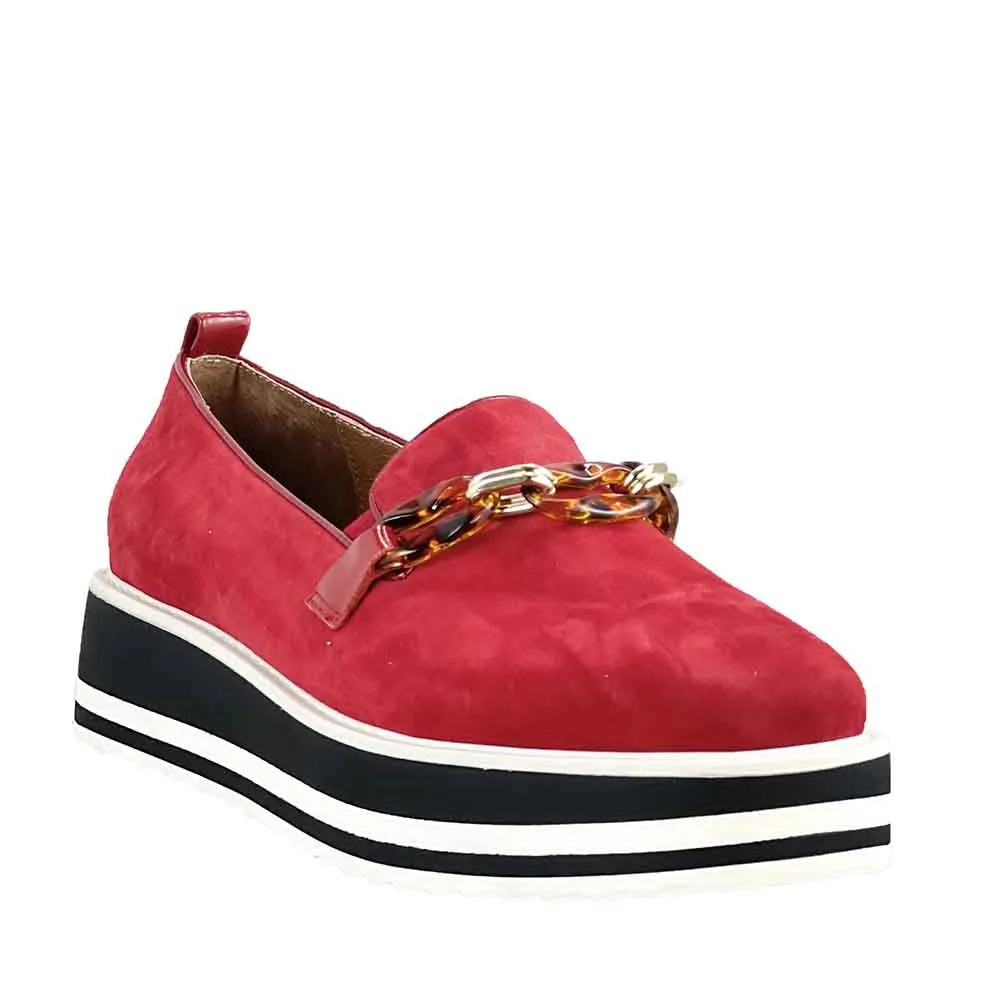 BRESLEY SKEETER RED SUEDE