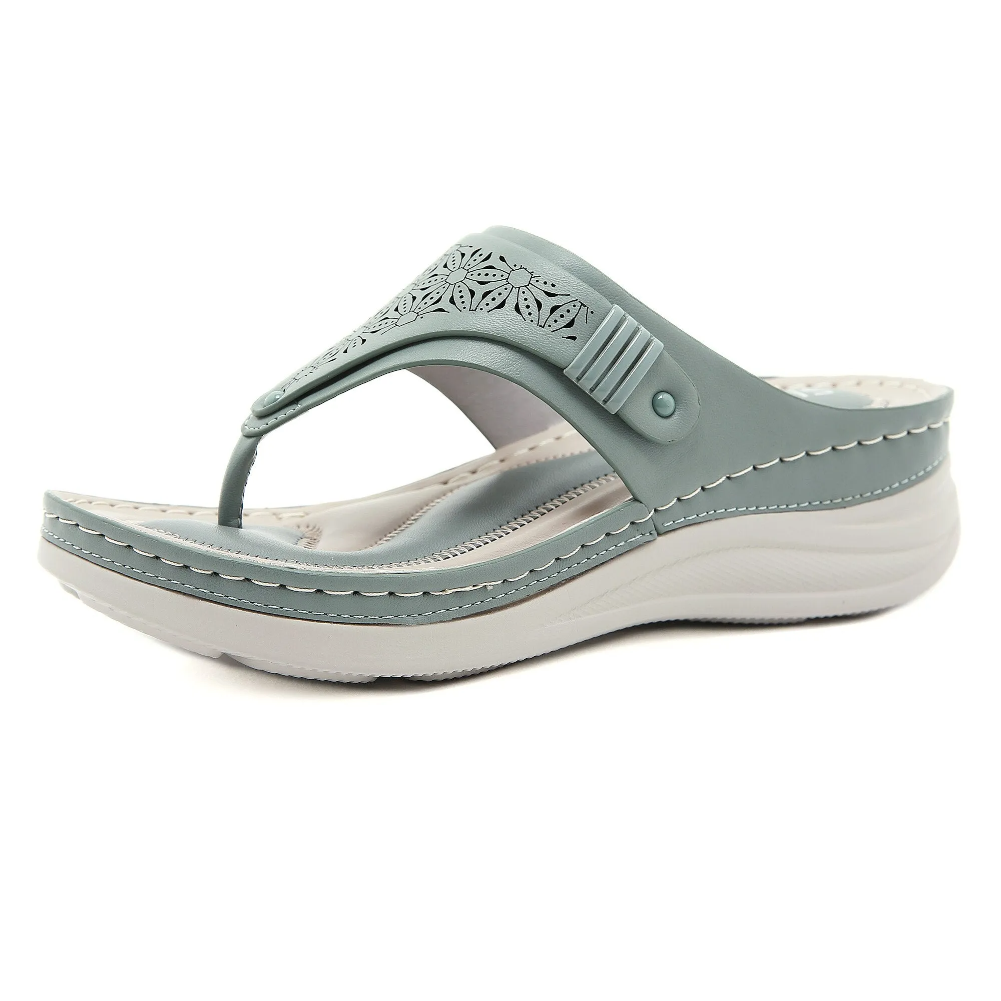Cilool summerWedge slippers women shoes