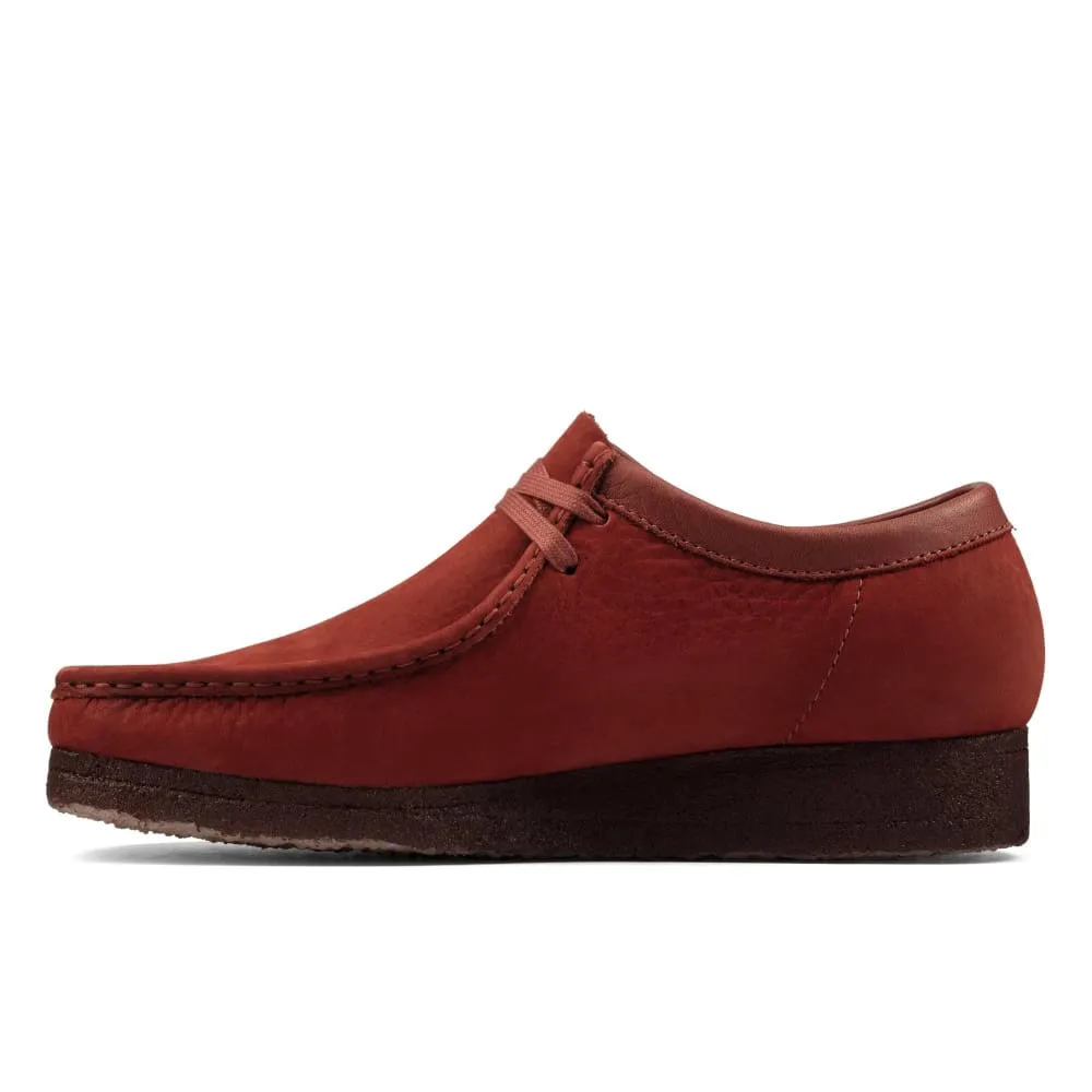 Clarks Originals Wallabee Low Men's Burgundy Nubuck Suede 26162550