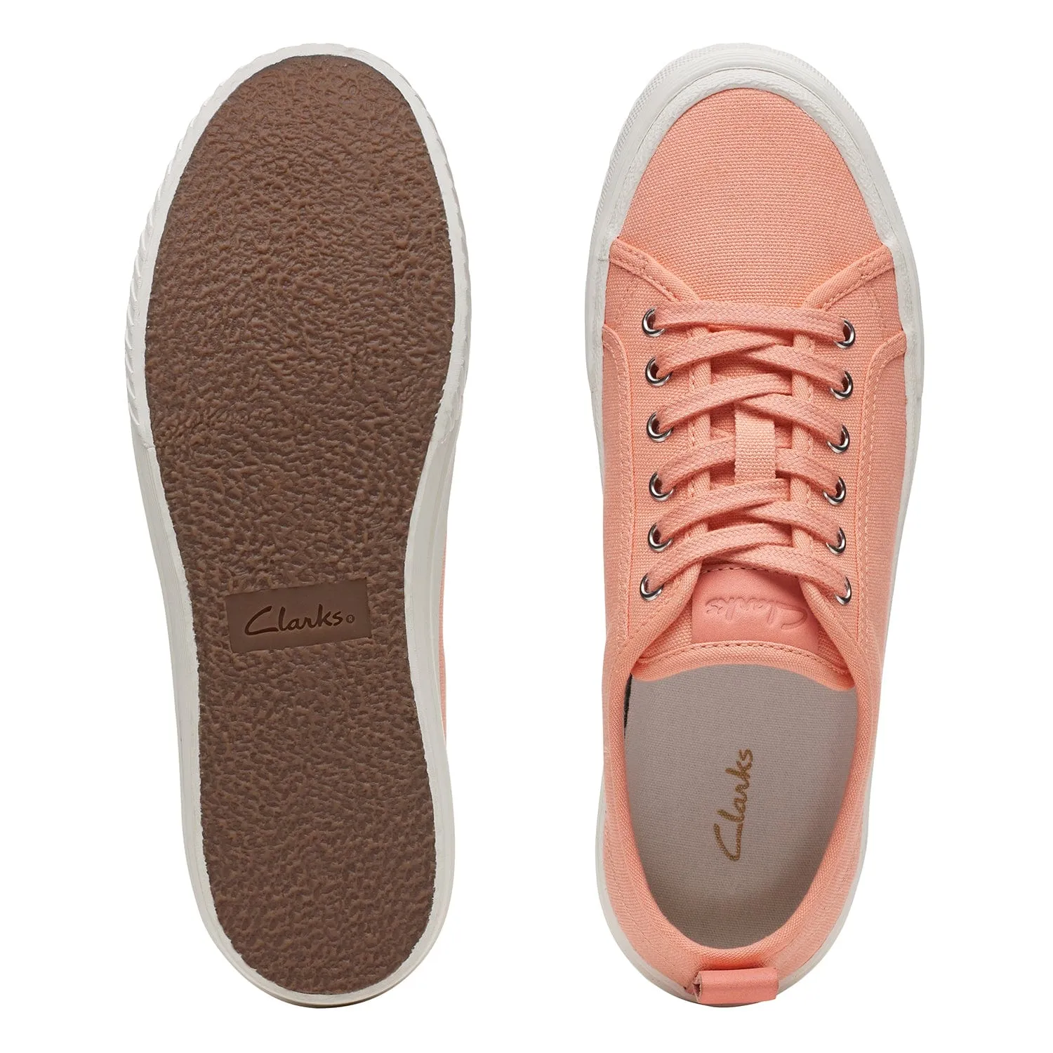 Clarks Roxby Lace Shoes (Wide Fit)