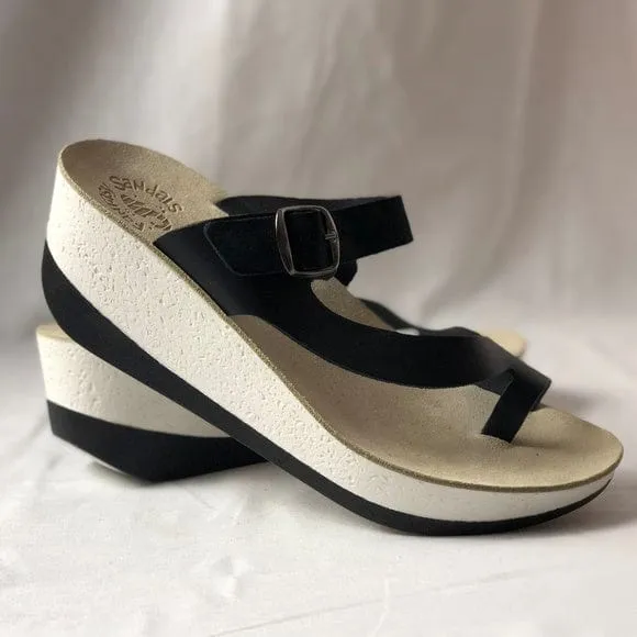 Fantasy Sandals Women's Felisa Wedges- Black