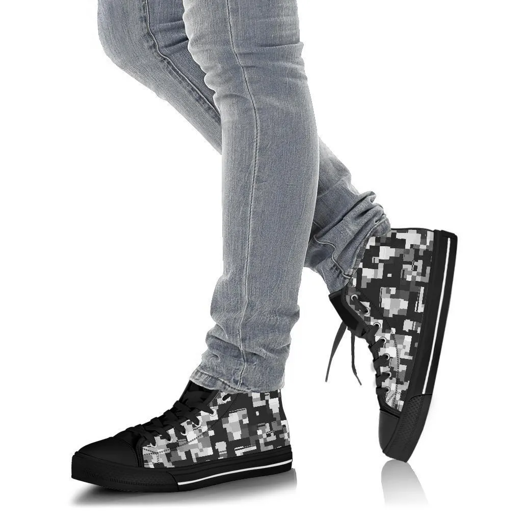 High Top Sneakers - Abstract | Custom High Top Shoes, Patterned High Top Sneakers, High Top Sneakers for Women, Unisex Shoes