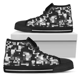 High Top Sneakers - Abstract | Custom High Top Shoes, Patterned High Top Sneakers, High Top Sneakers for Women, Unisex Shoes