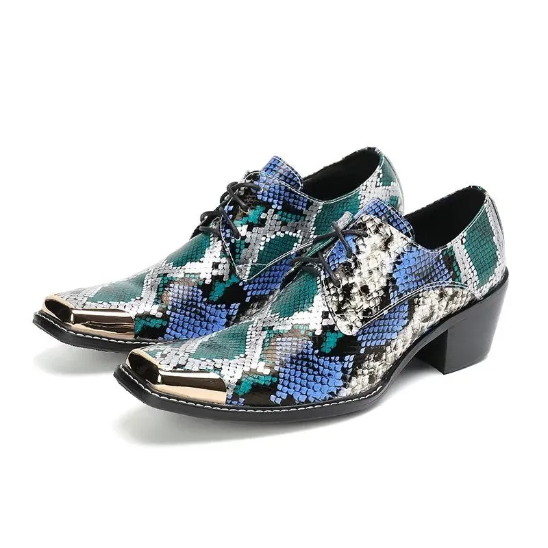 Luxalon Snakeskin Oxfords