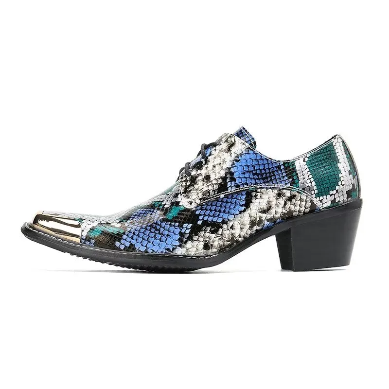 Luxalon Snakeskin Oxfords