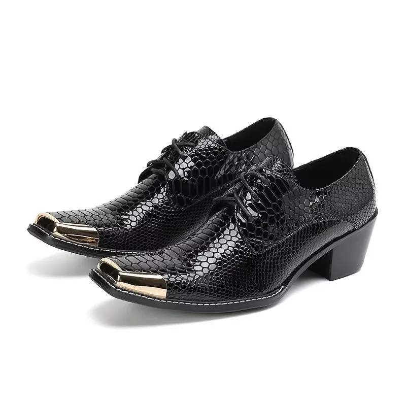 Luxalon Snakeskin Oxfords