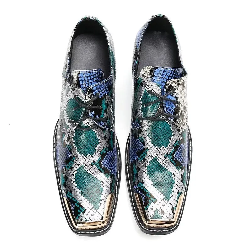 Luxalon Snakeskin Oxfords