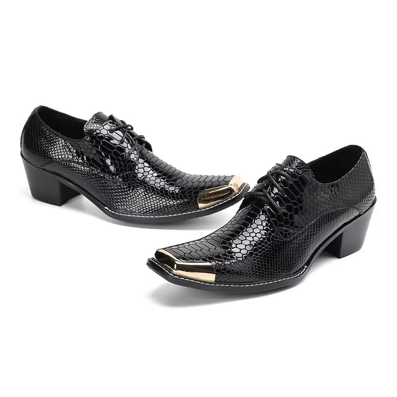 Luxalon Snakeskin Oxfords