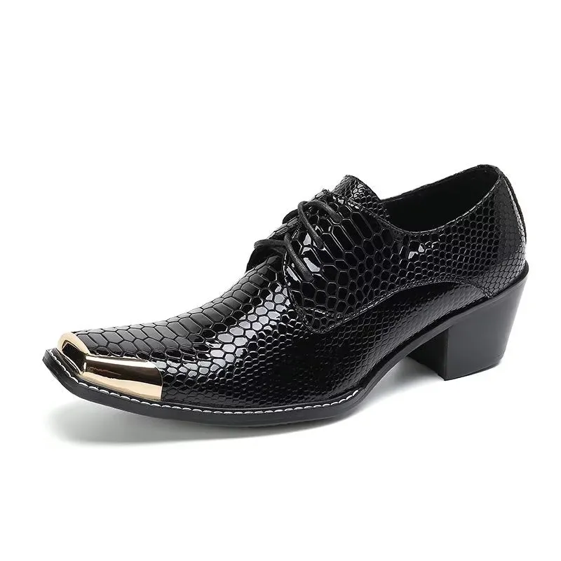 Luxalon Snakeskin Oxfords