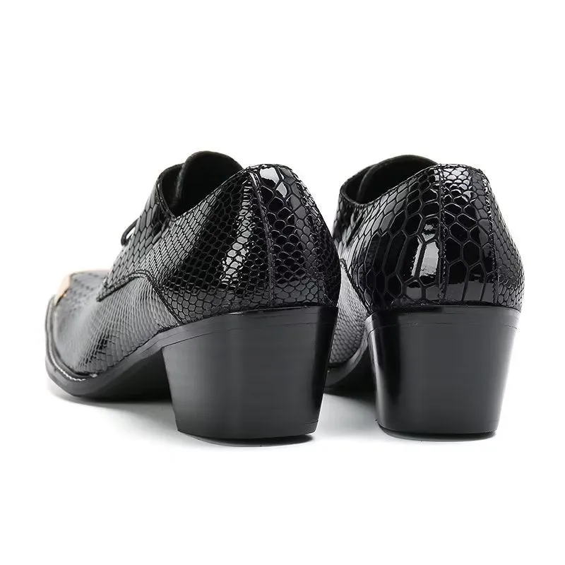 Luxalon Snakeskin Oxfords