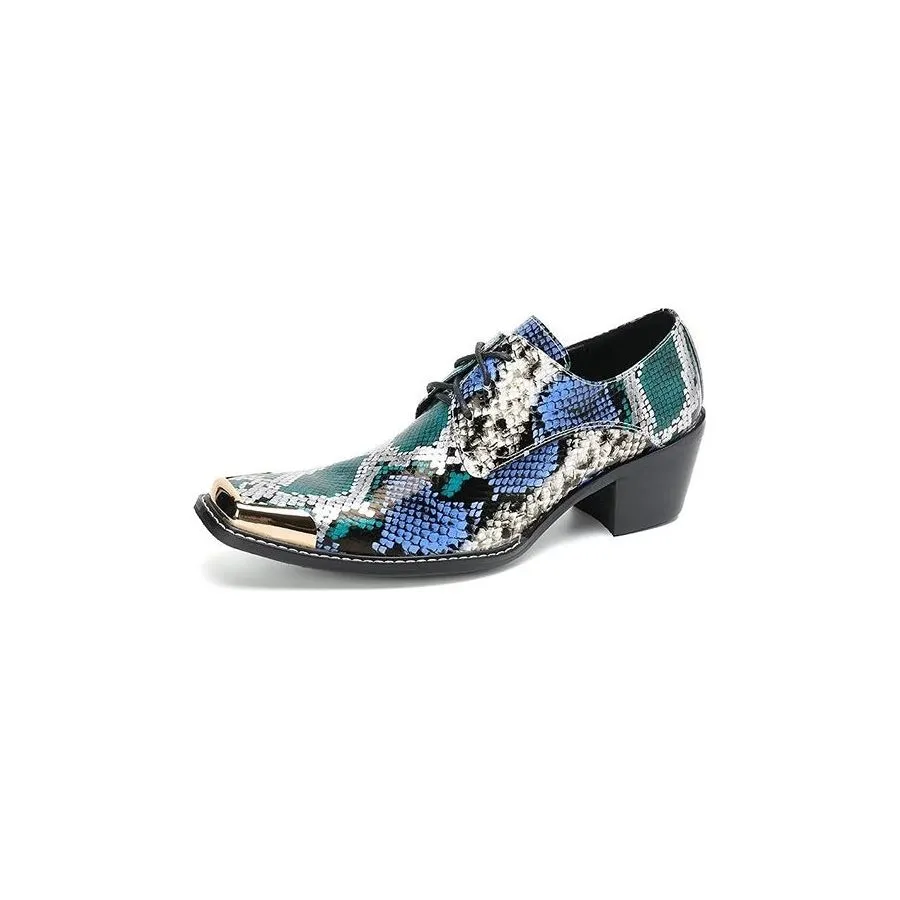 Luxalon Snakeskin Oxfords