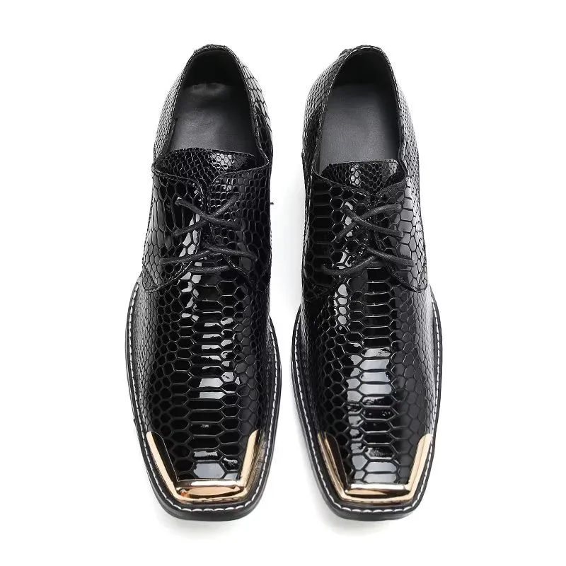 Luxalon Snakeskin Oxfords
