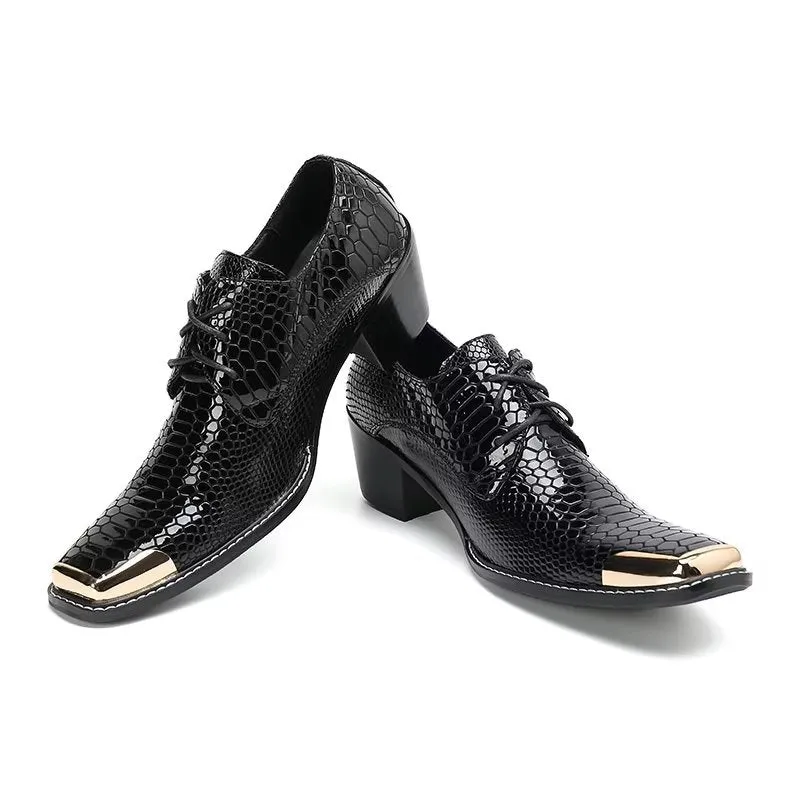Luxalon Snakeskin Oxfords