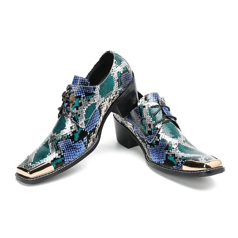 Luxalon Snakeskin Oxfords