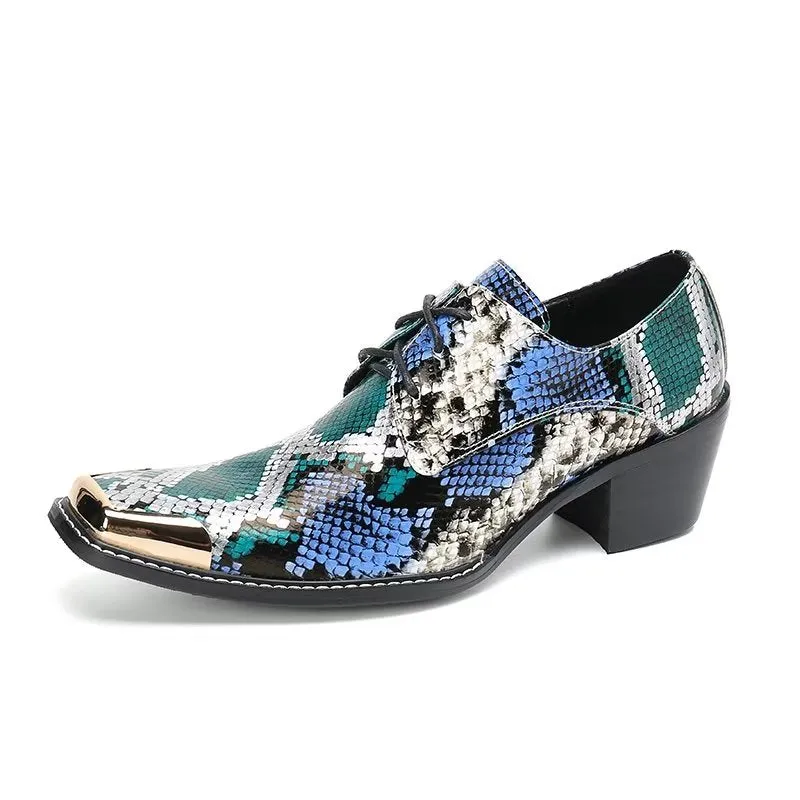 Luxalon Snakeskin Oxfords
