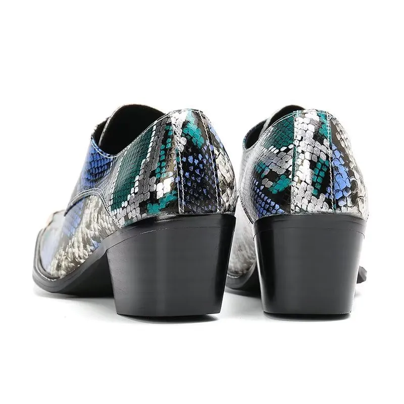 Luxalon Snakeskin Oxfords