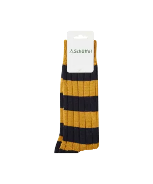 Men's Hilton Rugby Socks - Mustard