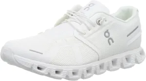 On Cloud Men's Cloud 5 Running Shoes- All White