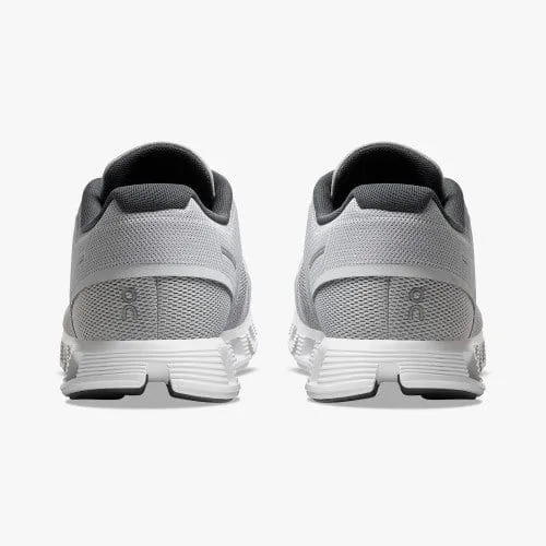 On Cloud Men's Cloud 5 Running Shoes- Glacier/White