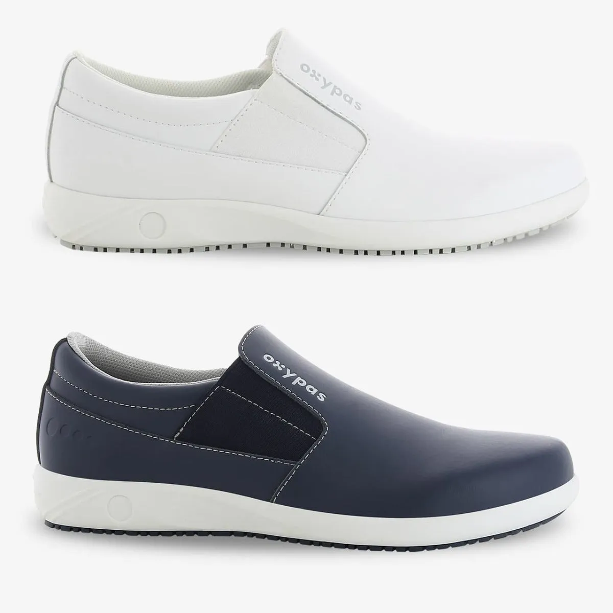 Oxypas Motion Roy Slip-on Leather Nursing Shoe for Men