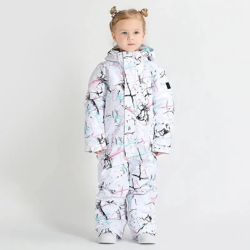 Riuiyele Toddler One Piece Snowsuits Waterproof