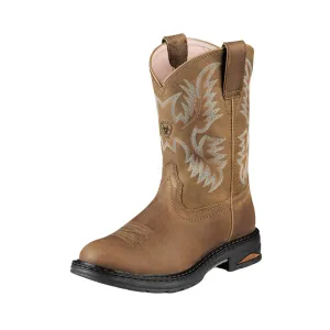 Tracey Pull-On Composite Toe - Dusted Brown (B).