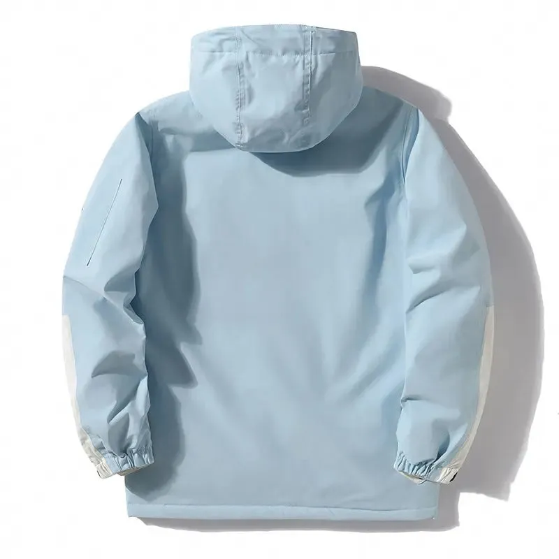 Women Men Ski Jacket Outdoor Hooded Snow Coat