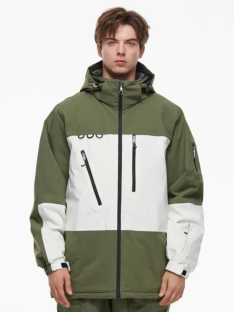 Women Men Ski Jacket Outdoor Hooded Snow Coat