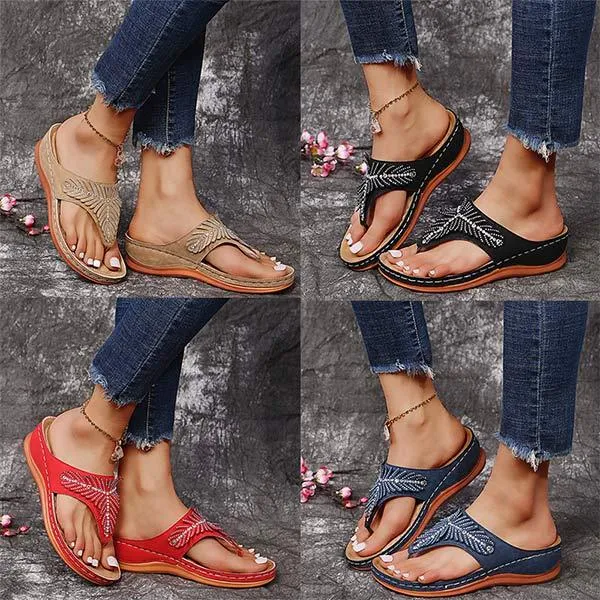 Women'S Flip Flop Flat Rhinestone Slippers 91919499C
