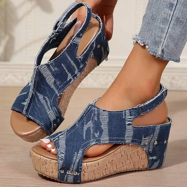 Women's Platform Wedge Sandals 75353086C