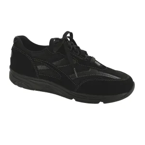 Women's Tour Mesh Lace Up Sneaker Black